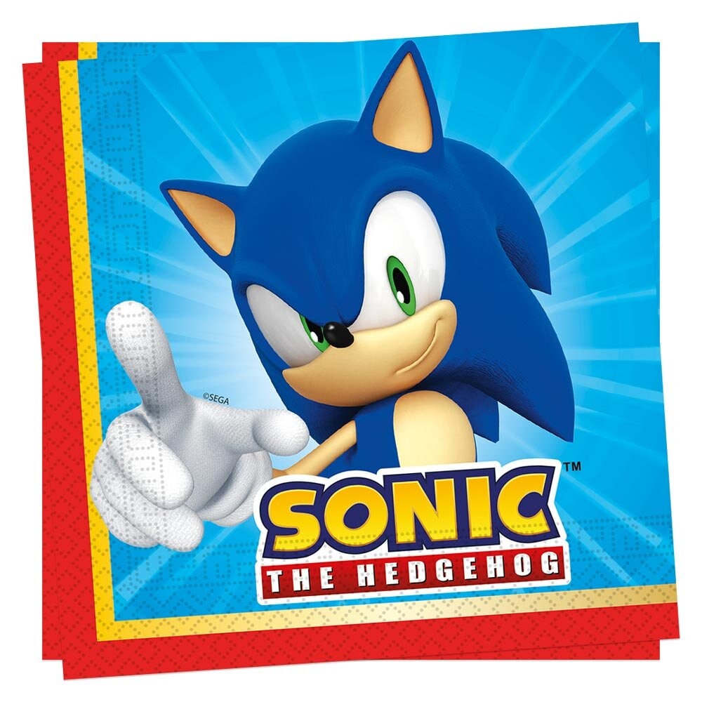 Sonic the Hedgehog - Servetten 20 stuks