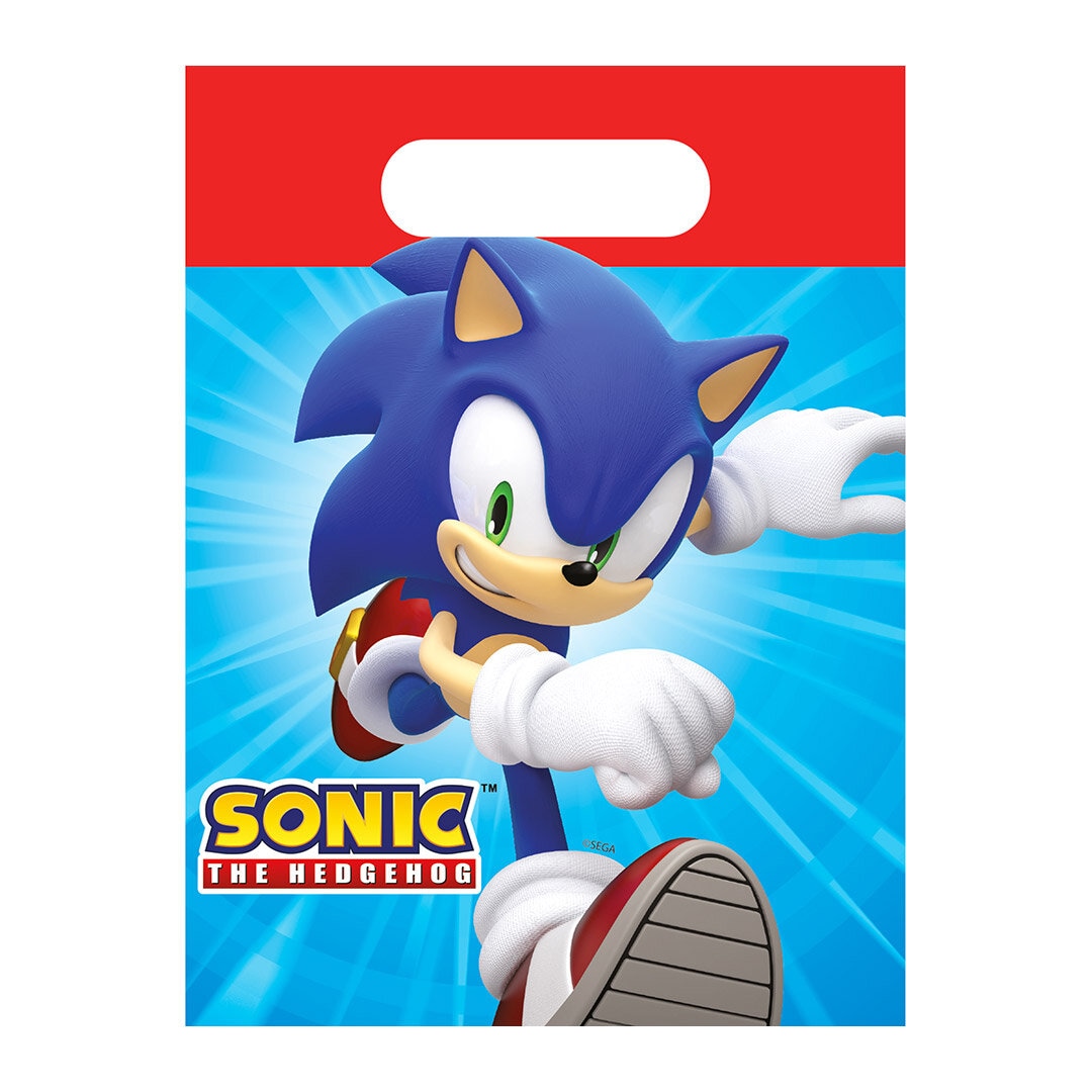 Sonic the Hedgehog - Uitdeelzakjes papieren 4 stuks