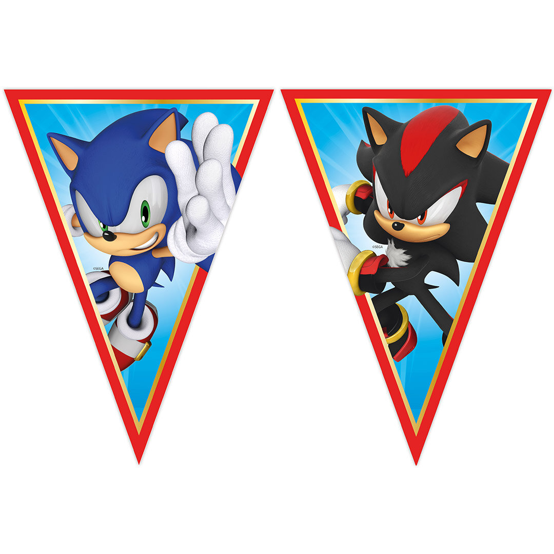 Sonic the Hedgehog - Vlaggenlijn 230 cm