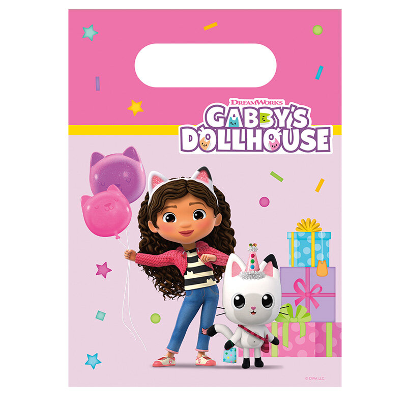 Gabby's Dollhouse - Uitdeelzakjes papieren 4 stuks