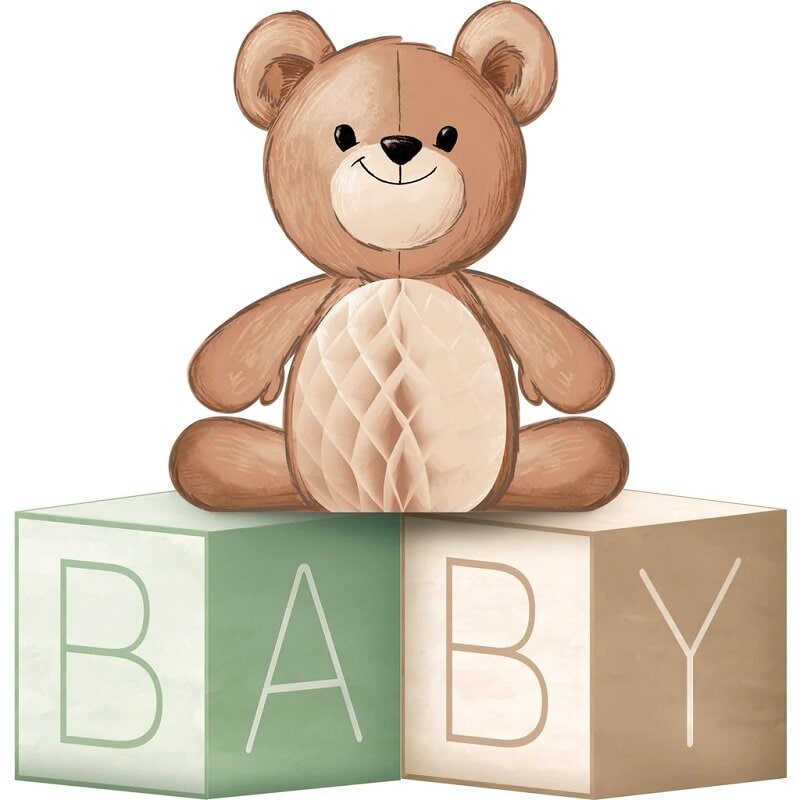 Teddybeer Babyshower - Tafeldecoratie