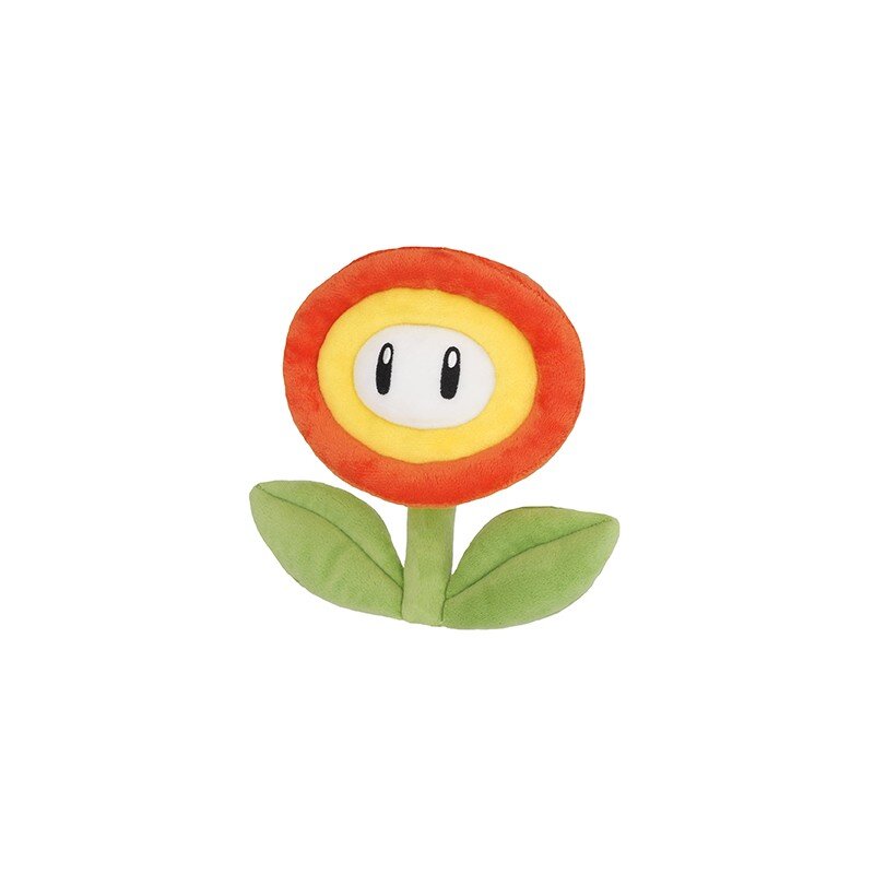 Super Mario Bros - Knuffel Fire Flower 18 cm