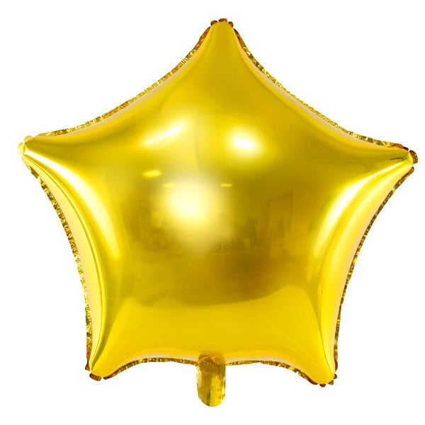Folieballon Ster - Goud 48 cm