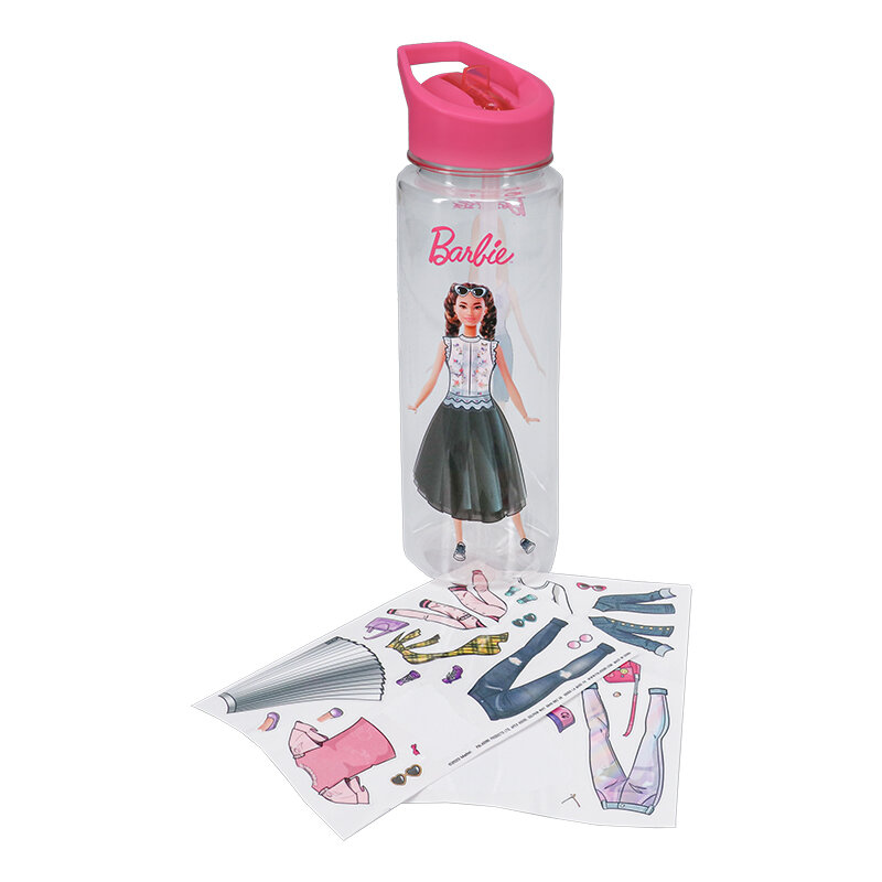 Barbie - Waterfles met stickers