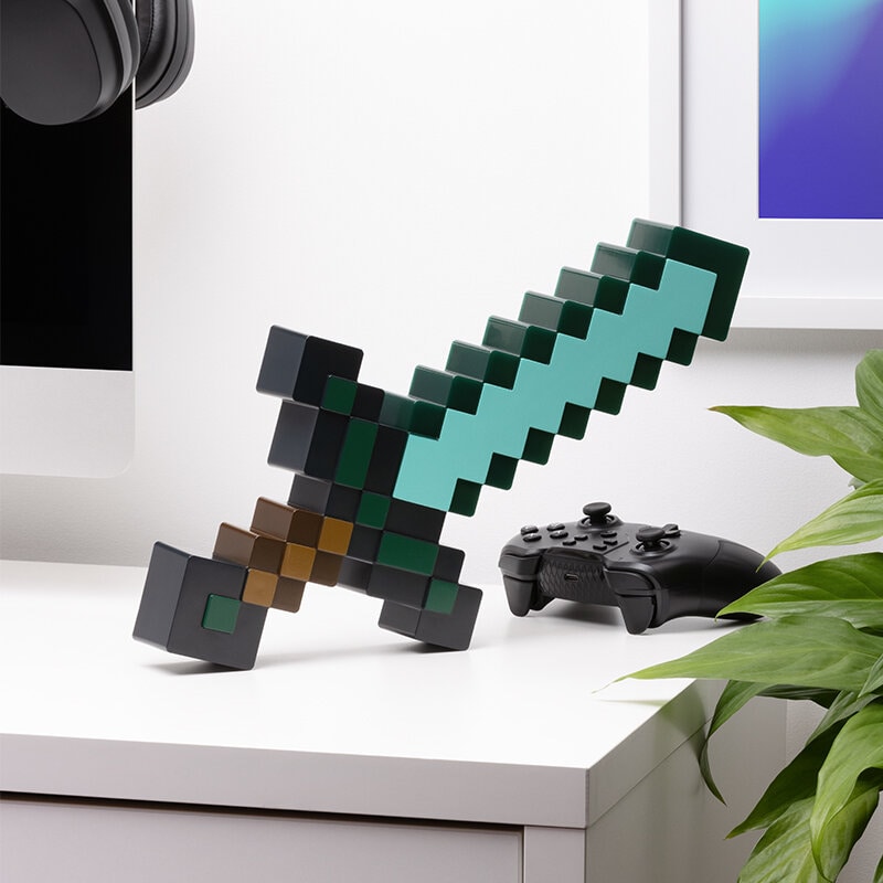 Minecraft - Diamanten Zwaard Lamp 40 cm