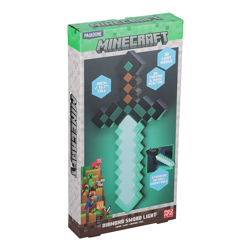 Minecraft - Diamanten Zwaard Lamp 40 cm