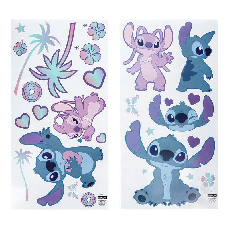 Lilo & Stitch - Muurstickers 58 stuks
