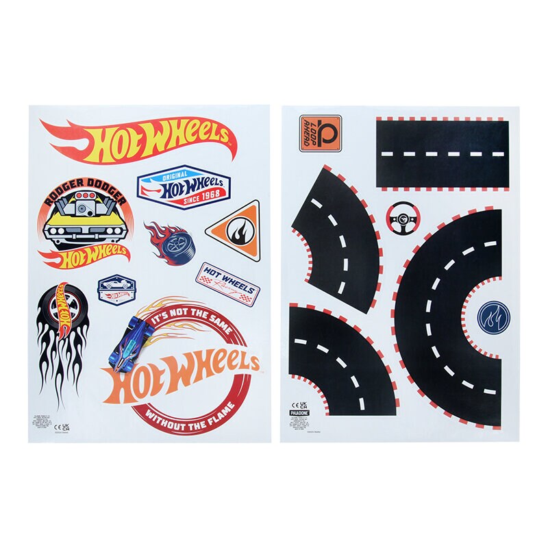 Hot Wheels Muurdecoratie 143-delig