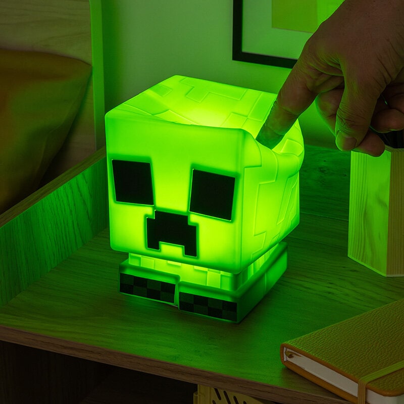 Minecraft - Creeper Lamp Siliconen 15 cm