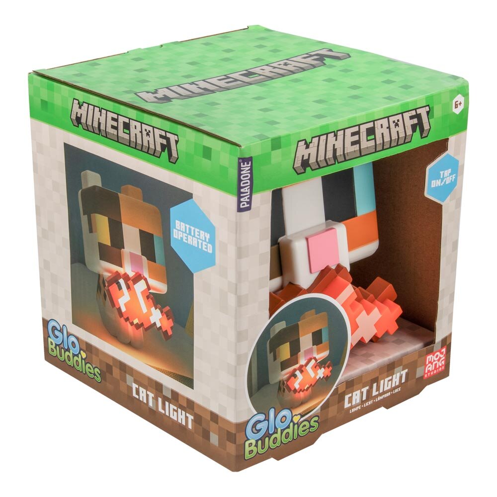 Minecraft Cat GloBuddies Lamp