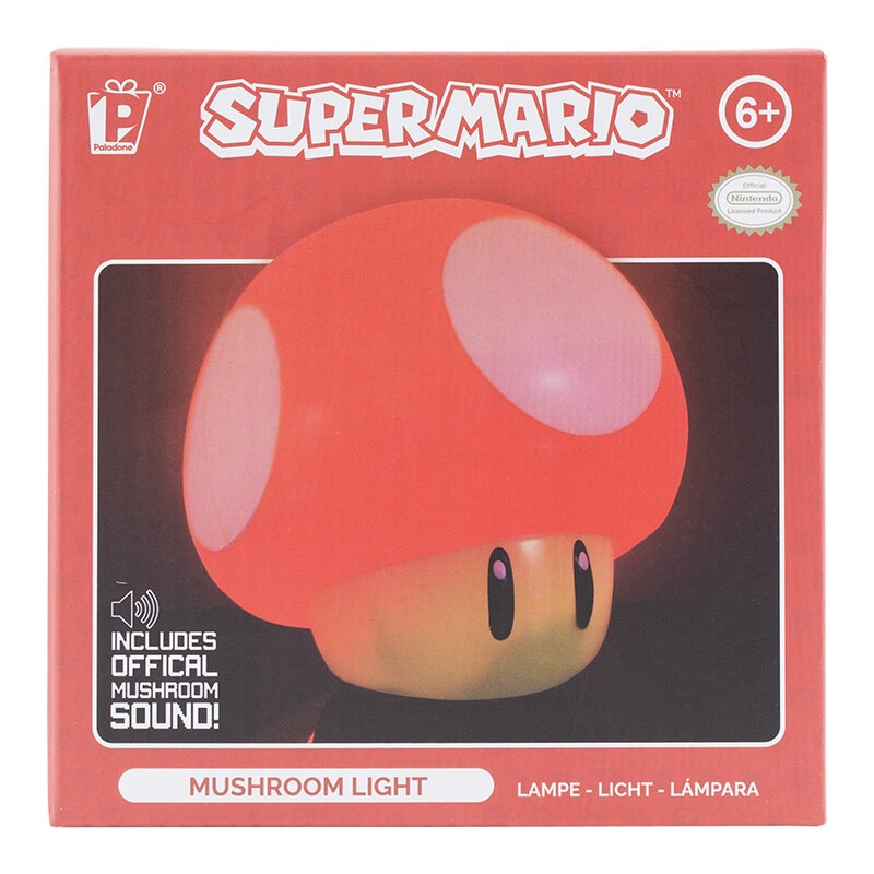 Super Mario - Mushroom Lamp met Geluid