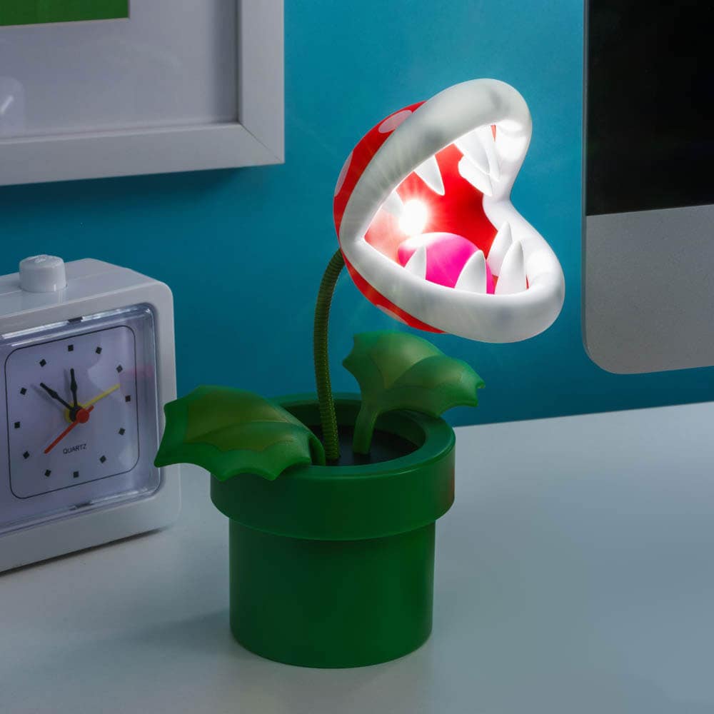 Super Mario Bros - Mini Piranha Plant Verstelbare Lamp