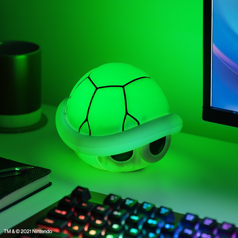 Super Mario - Lamp Green Shell met geluidseffecten