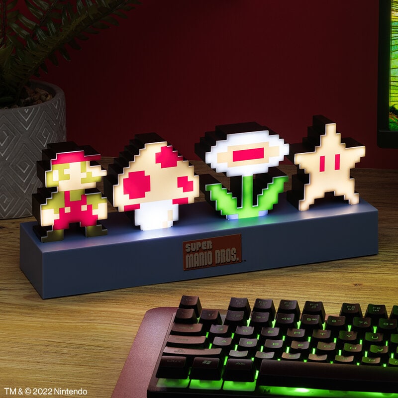 Super Mario Bros - Lamp Retro Icons