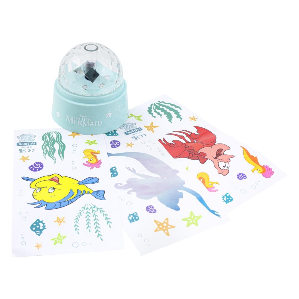 De Kleine Zeemeermin - Lamp met projector en stickers