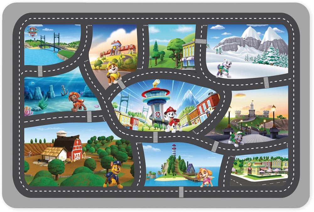 Speelmat Paw Patrol Onderweg 75 x 112 cm
