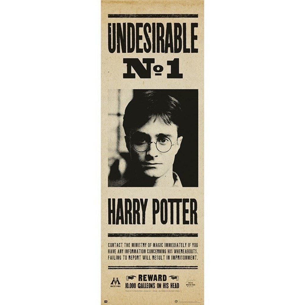 Deurposter - Harry Potter Undesirable 53 x 158 cm