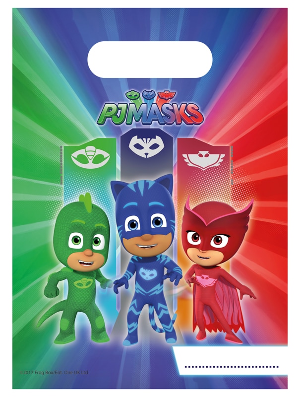 PJ Masks - Uitdeelzakjes 6 stuks