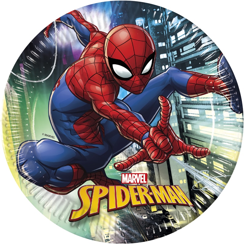 Spiderman Team Up - Bordjes 8 stuks