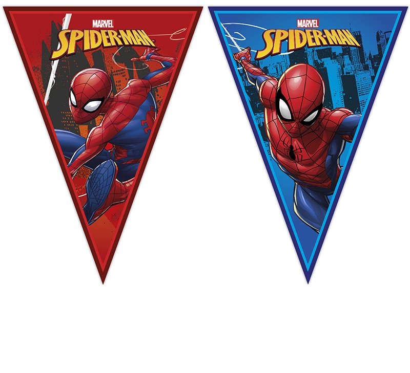 Spiderman Team Up - Vlaggenlijn 230 cm