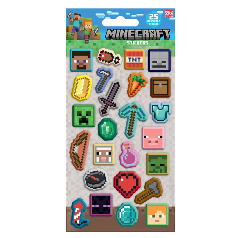 Minecraft Stickers 25 stuks