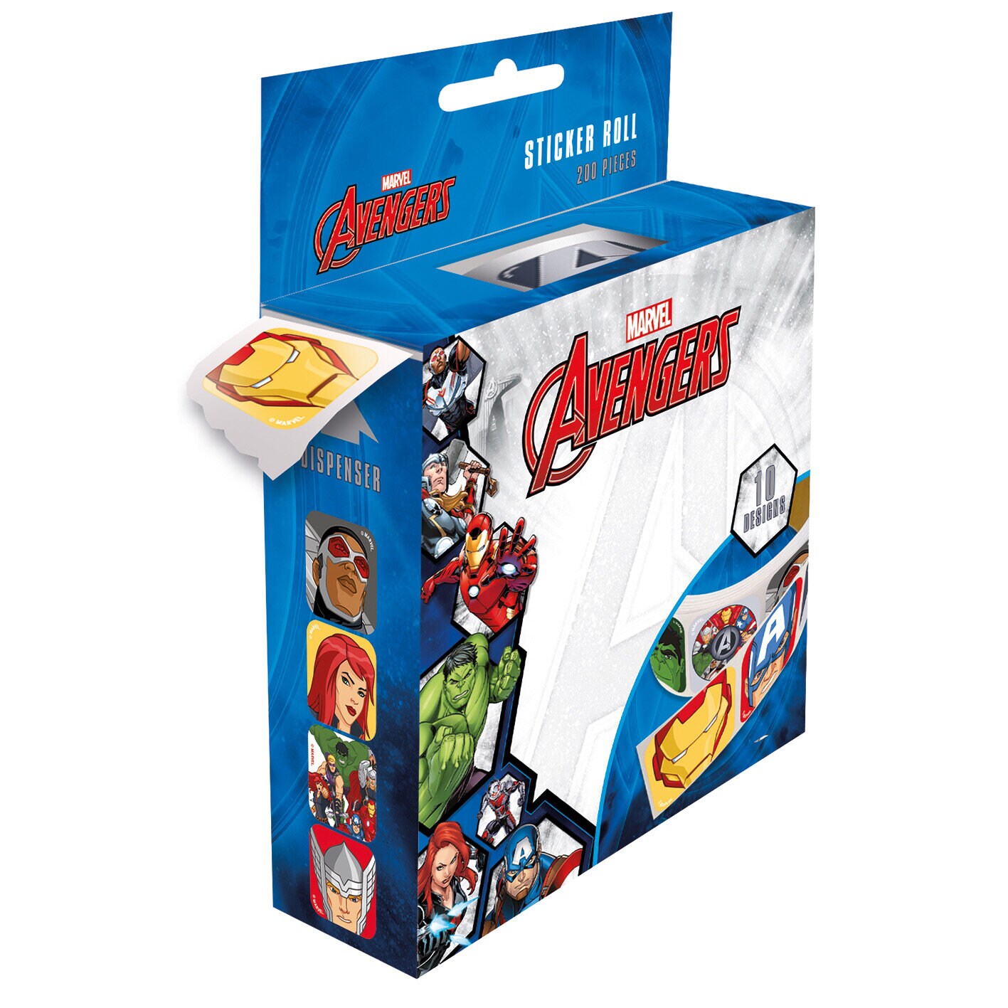 Avengers - Stickers op rol 200 stuks