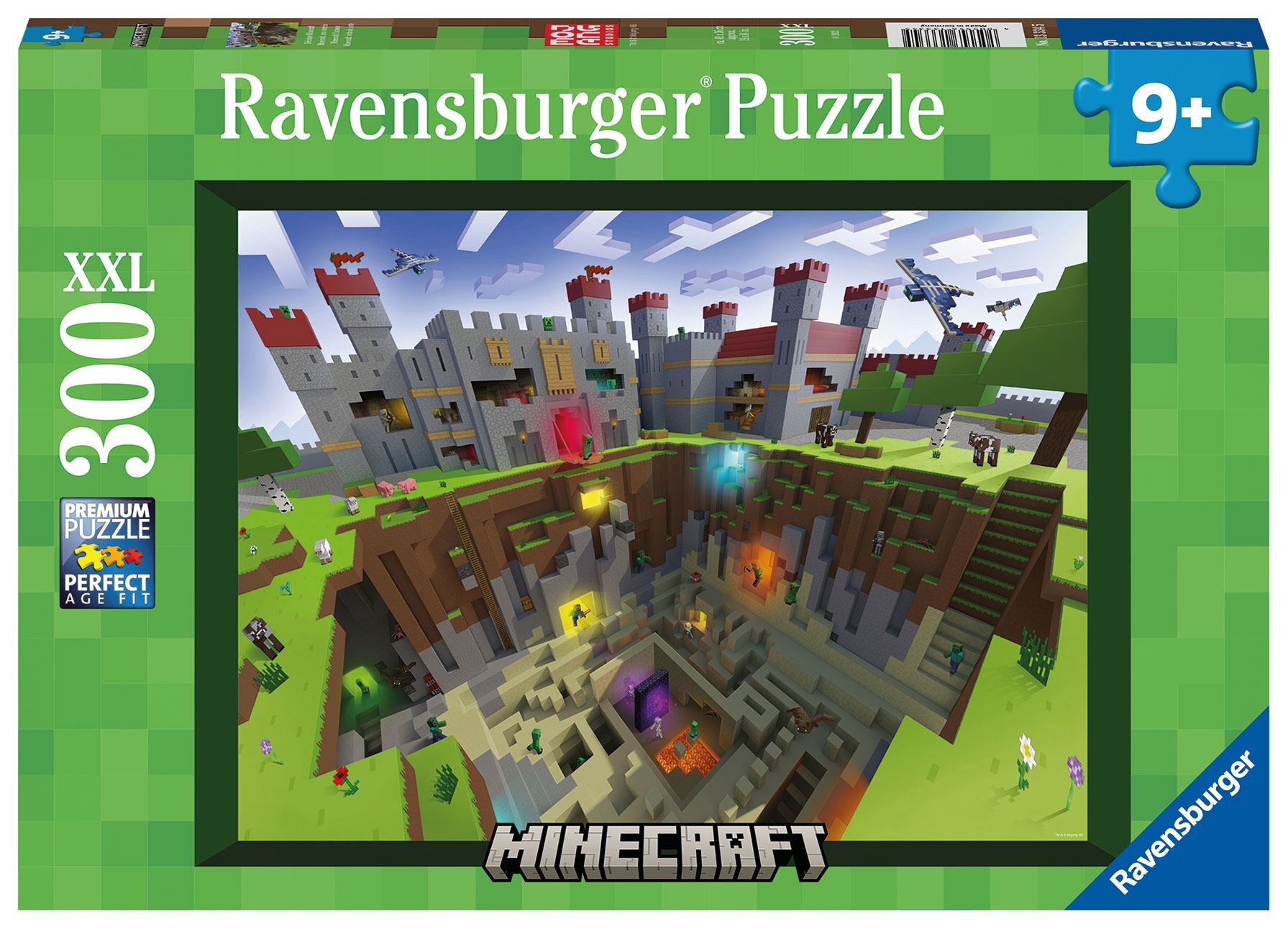 Ravensburger Puzzel - Minecraft Cutaway 300 stukjes XXL