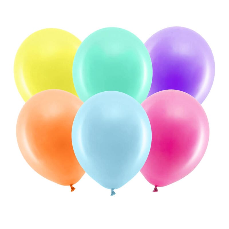 Ballonnen - Pastelkleuren 23 cm 10 stuks