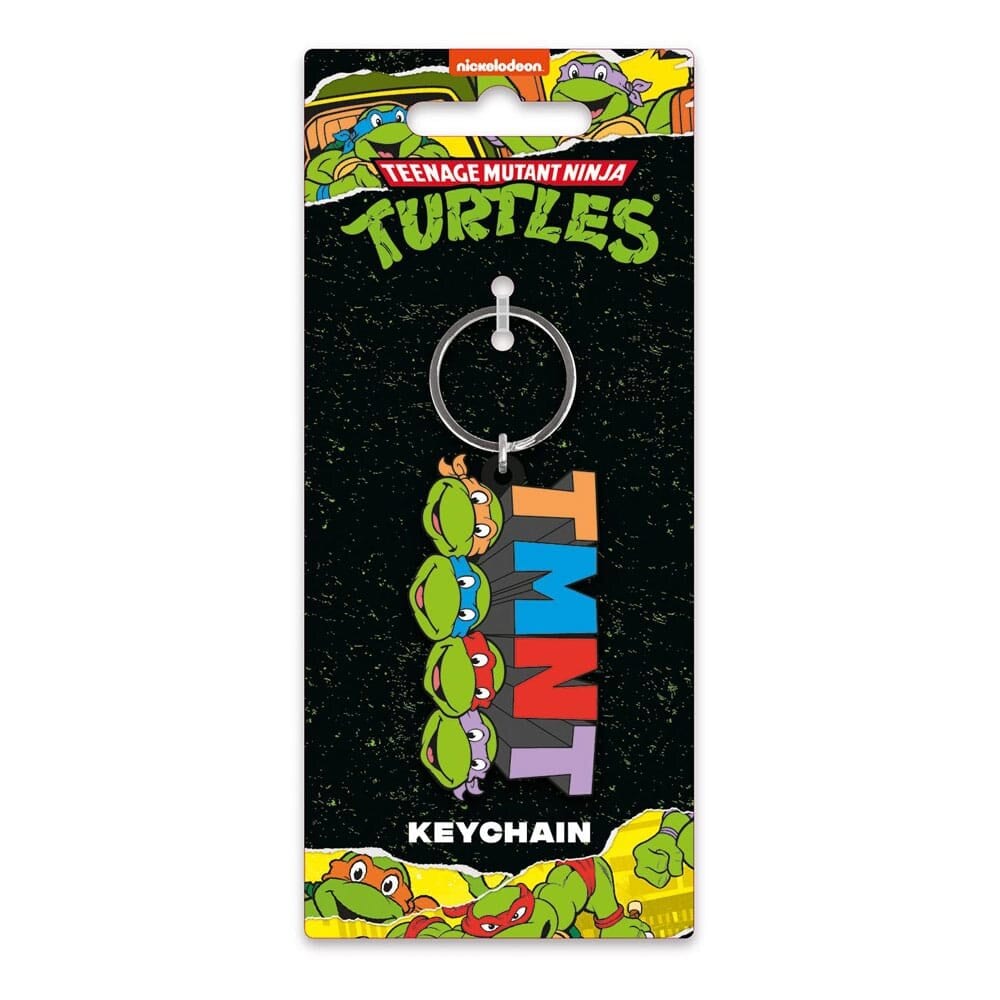 Turtles - Sleutelhanger Klassiek Logo 6 cm