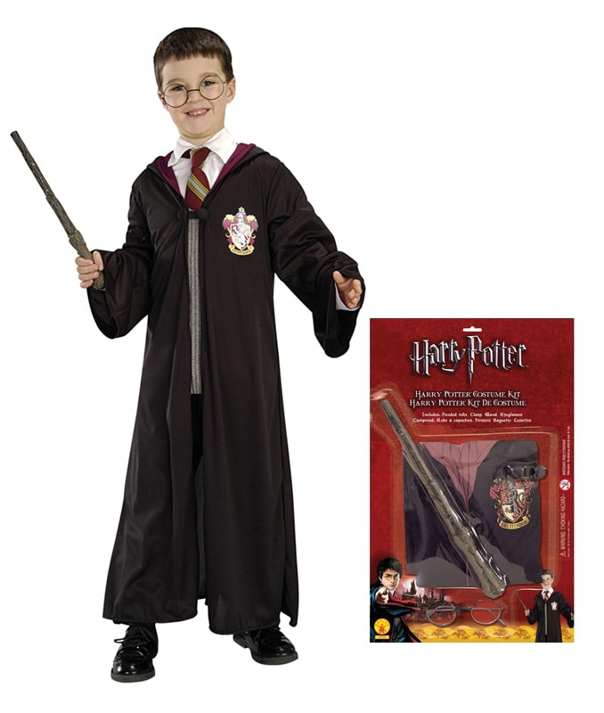 Harry Potter-set met cape, toverstaf en bril