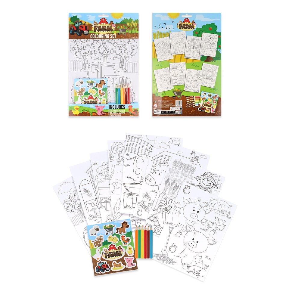 Boerderijdieren Kleurset