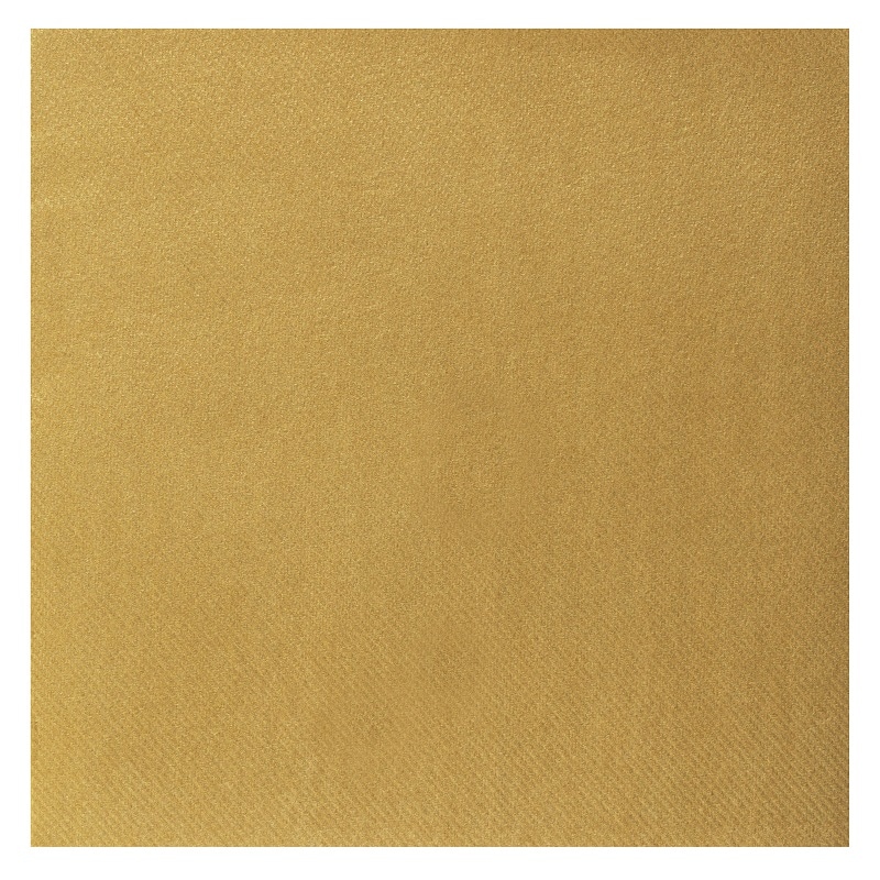 Servetten Premium Textiel Structuur 40 cm - Goud 20 stuks