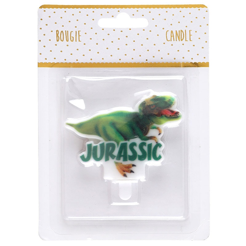 Dinosaurus taartkaars 7,5 cm
