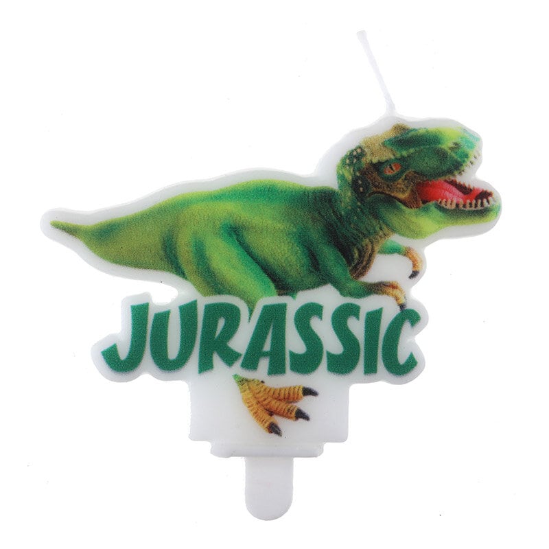 Dinosaurus taartkaars 7,5 cm