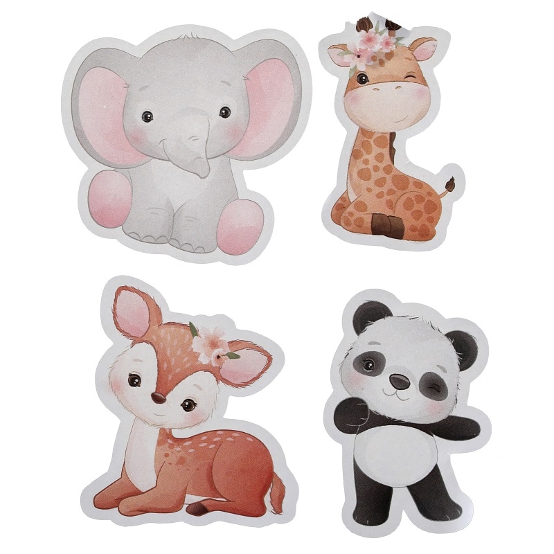 Baby Safari - Stickers 16 stuks