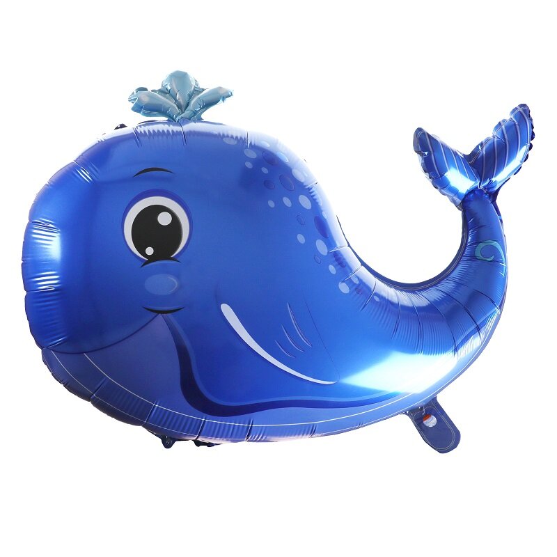Folieballon Blauwe Walvis 69 cm