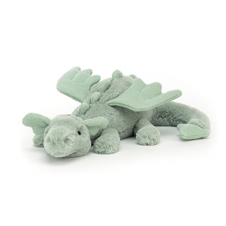 Jellycat - Kleine groene draak 26 cm