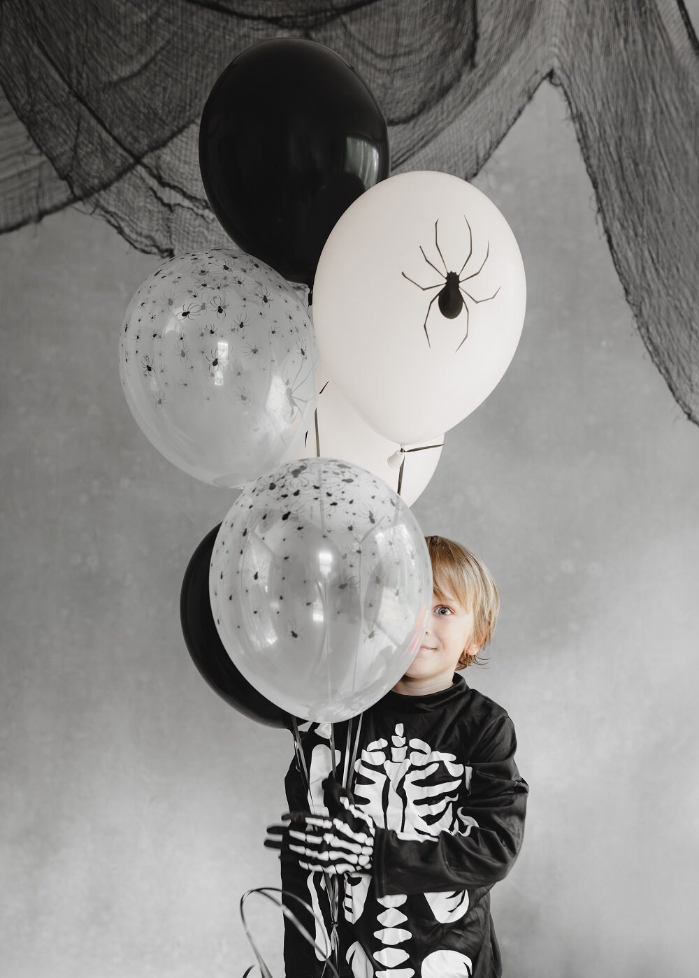 Ballonnen met spinnen 6 stuks
