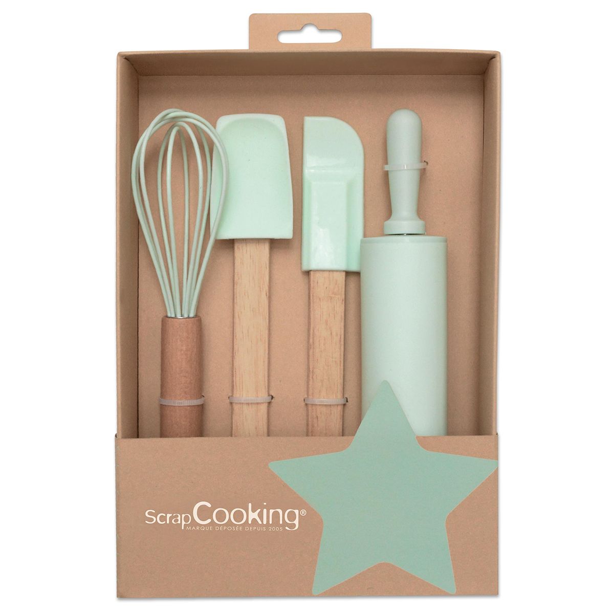 Scrapcooking Pastry Utensils Set 4 Stuks