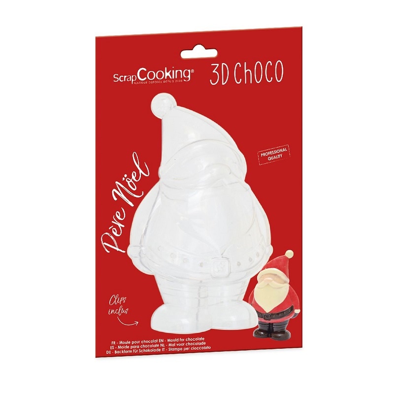 ScrapCooking - Chocoladevorm 3D Kerstman