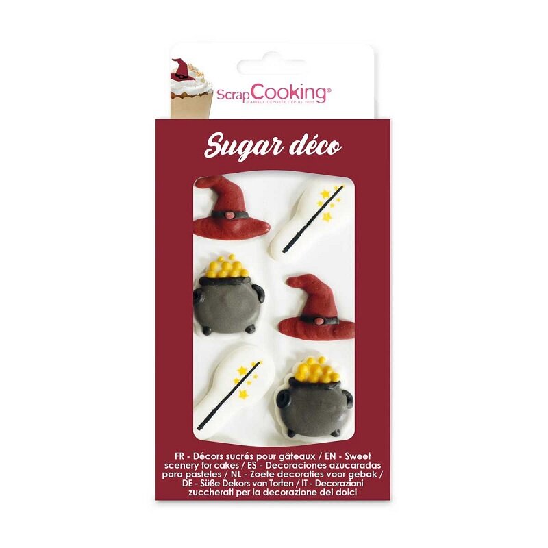 ScrapCooking - Suikerdecoraties Wizard 6 stuks