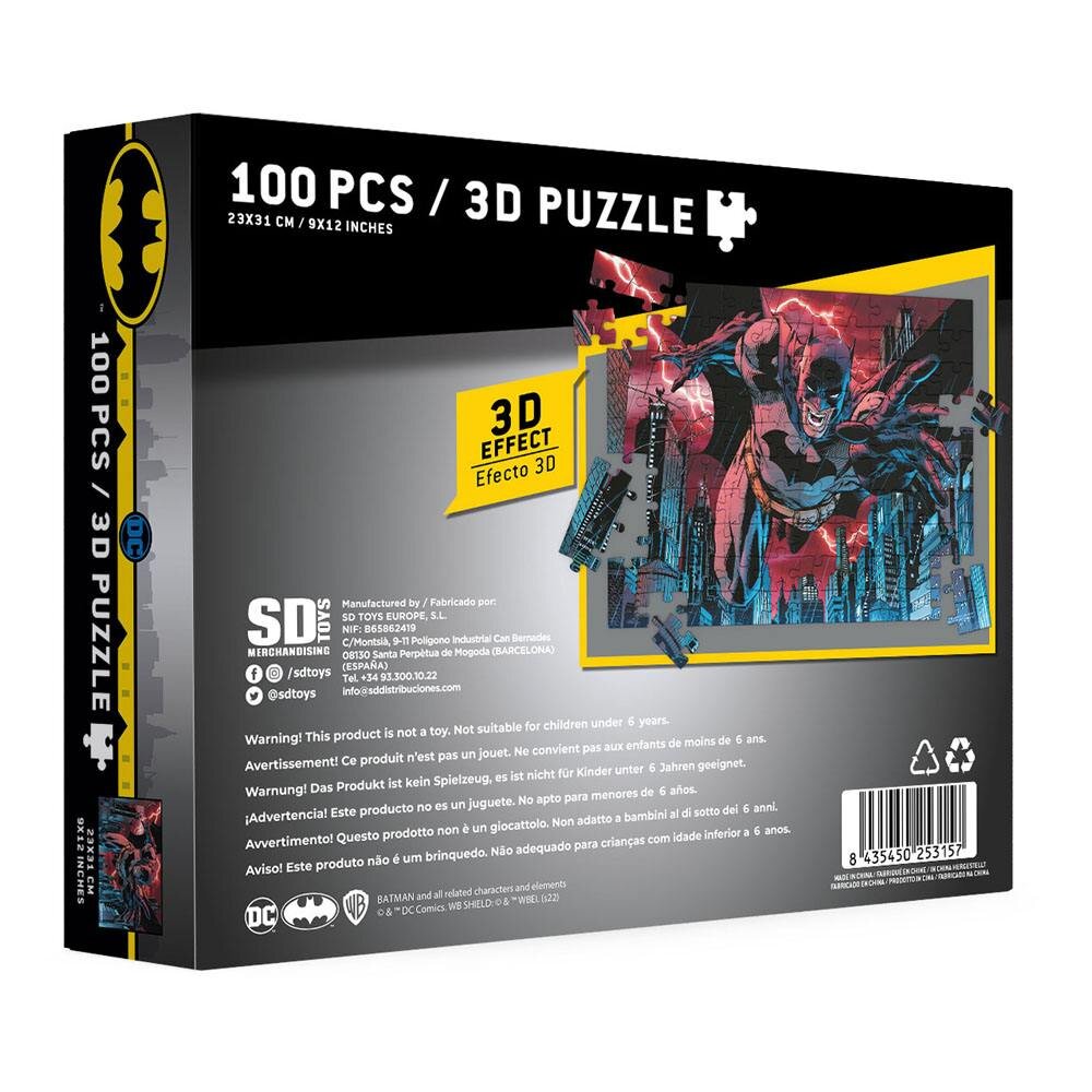 Batman - Puzzel Urban Legend 3D-effect 100 stukjes