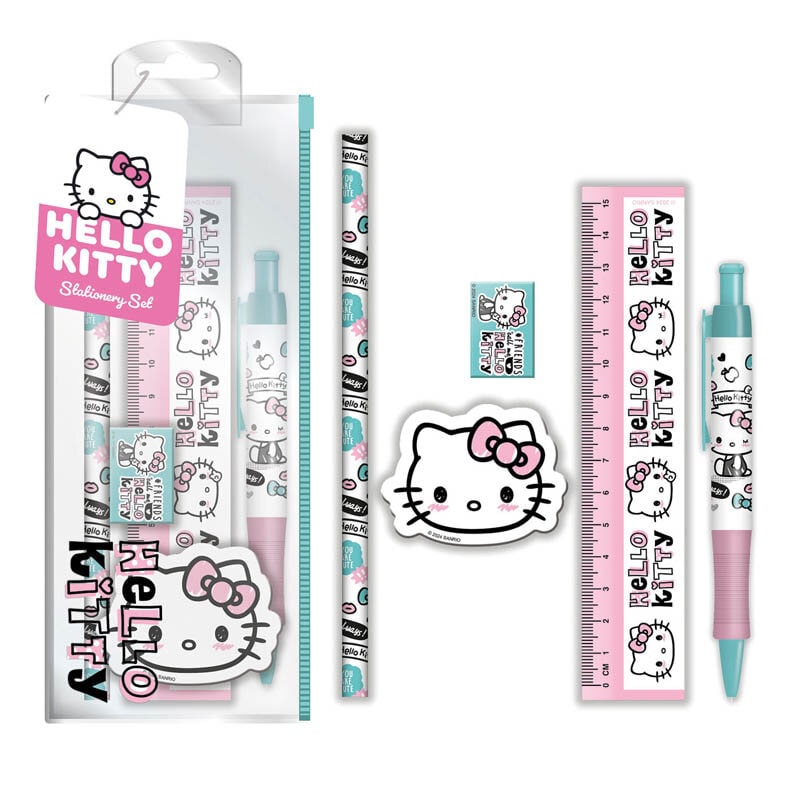 Hello Kitty Schoolset met 5 onderdelen