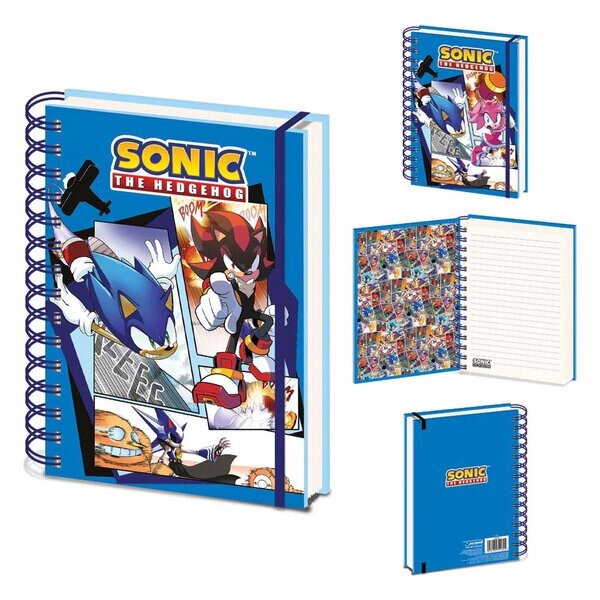 Sonic the Hedgehog - 3D Notitieboekje A5