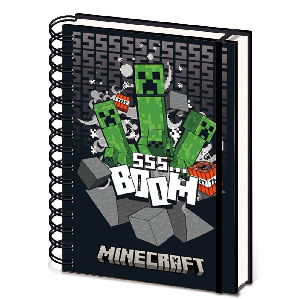 Minecraft 3D Notitieboek A5