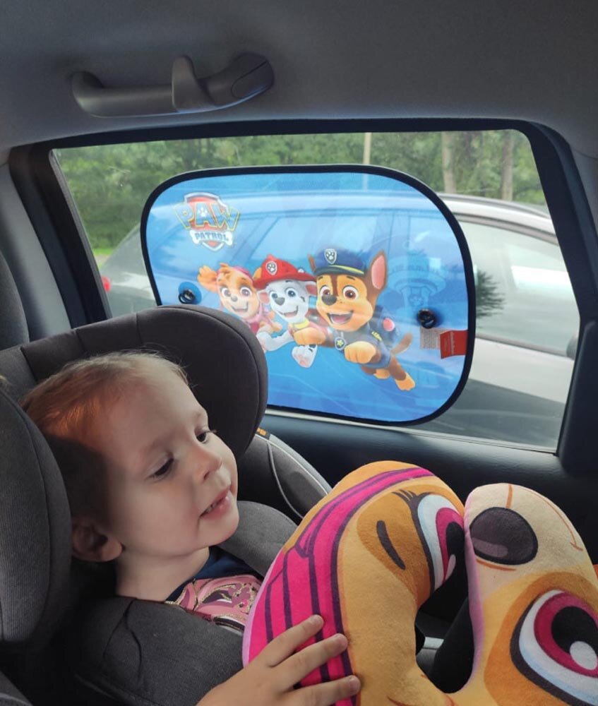Paw Patrol zonneschermen voor in de auto - 2 stuks