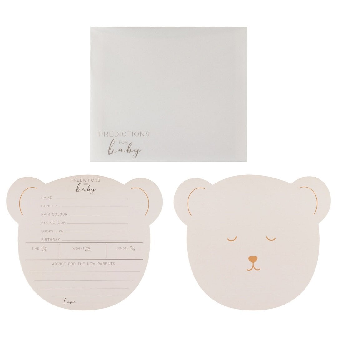 Teddybeer - Tipkaarten voor aanstaande ouders 10 stuks