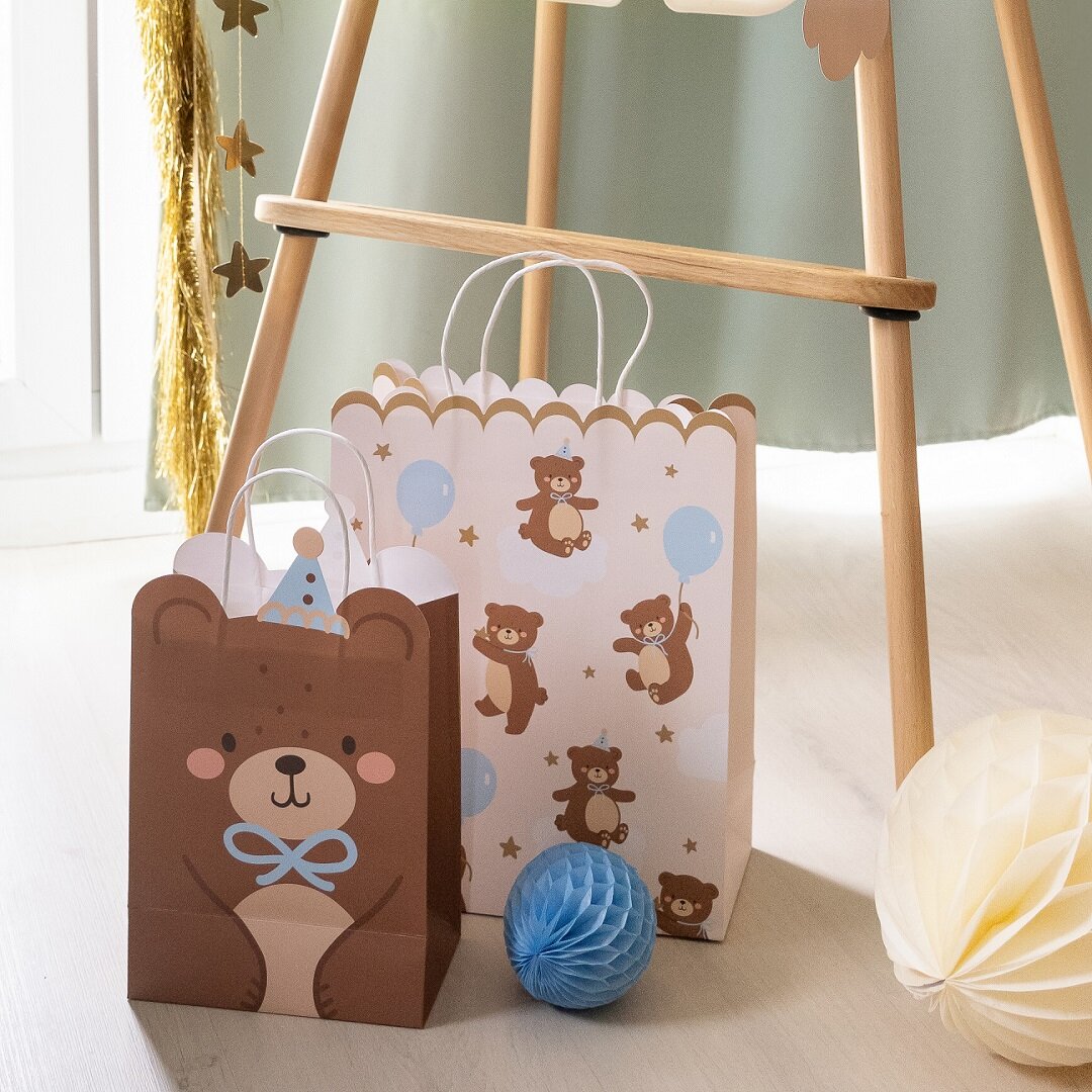Teddybeer - Cadeauzakje 26 x 32 cm