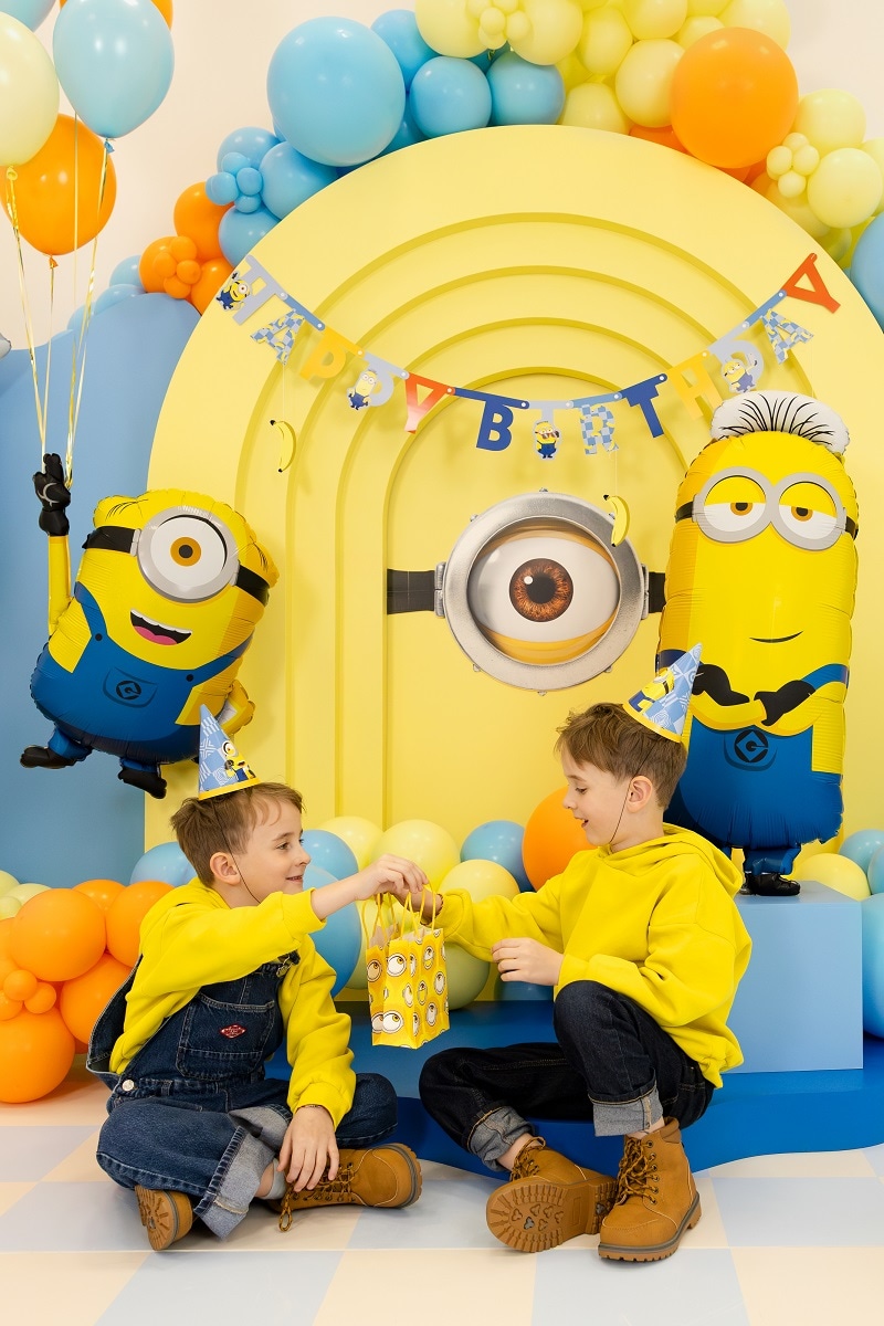 Minions Uitdeelzakjes van papier 6 stuks