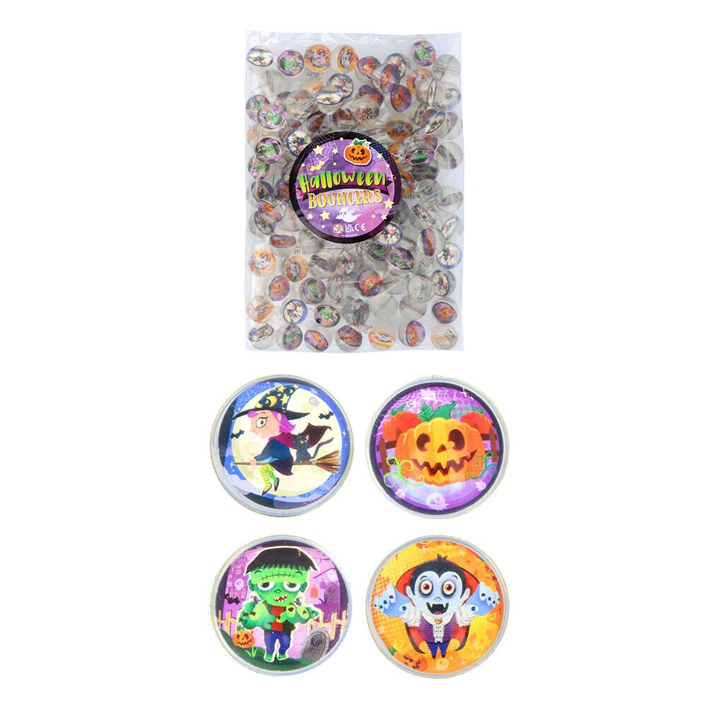Stuiterbal met Halloween-afbeeldingen